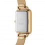 DANIEL WELLINGTON - OROLOGIO QUADRO PRESSED EVERGOLD - 20X26MM