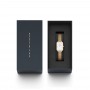 DANIEL WELLINGTON - OROLOGIO QUADRO PRESSED EVERGOLD - 20X26MM