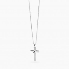 KIDULT - COLLEZIONE STYLE 01 - COLLANA CON CATENA VENETA E CROCE