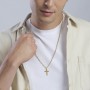 KIDULT - COLLEZIONE STYLE 01 - COLLANA DORATA CON CROCE