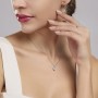 MABINA - COLLEZIONE LOVE AFFAIR - ANELLO REGOLABILE CON ZIRCONE SOLITARIO A CUORE