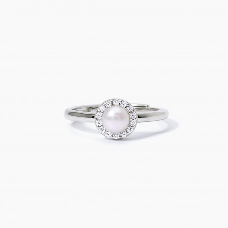 MABINA - COLLEZIONE MILANESIENNE - ANELLO CON PERLA