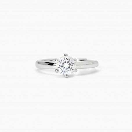 MABINA - COLLEZIONE SOLITAIRE - ANELLO IN ARGENTO CON ZIRCONE