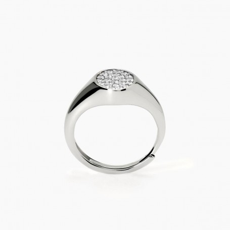 MABINA - COLLEZIONE CHEVALIER - ANELLO CHEVALIER CON ZIRCONI