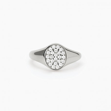 MABINA - COLLEZIONE CHEVALIER - ANELLO CHEVALIER CON ZIRCONI