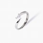 MABINA - COLLEZIONE BEATO TRA LE DONNE - ANELLO IN ARGENTO CON ZIRCONE CUORE
