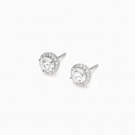 MABINA - COLLEZIONE REVIVAL - ORECCHINI LOBO CON ZIRCONI