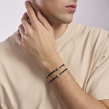 MABINA - COLLEZIONE CRUISE - BRACCIALE UOMO CON ANCORA