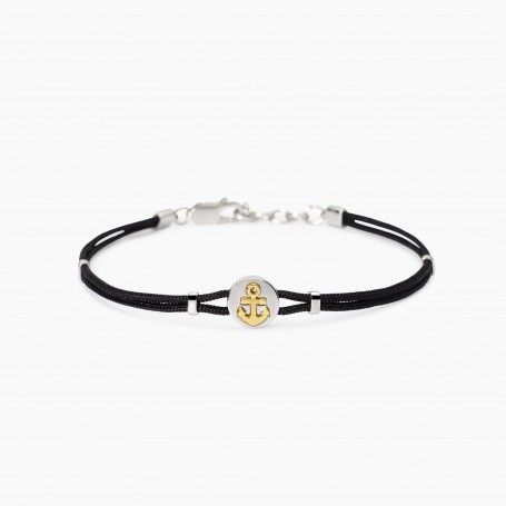 MABINA - COLLEZIONE CRUISE - BRACCIALE UOMO CON ANCORA