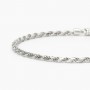 MABINA - COLLEZIONE EVERY DAY - BRACCIALE IN ARGENTO CON CATENA CORDA