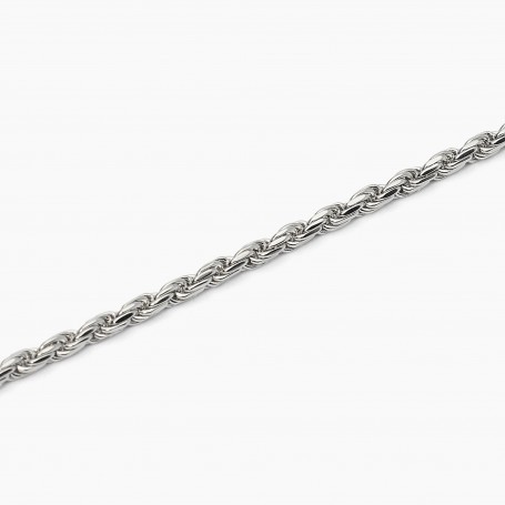 MABINA - COLLEZIONE EVERY DAY - BRACCIALE IN ARGENTO CON CATENA CORDA