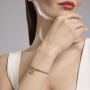 KIDULT - COLLEZIONE HOLIDAY - BRACCIALE COMPONIBILE DORATO CON CATENA CORDA