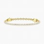 KIDULT - COLLEZIONE MILLELUCI - BRACCIALE TENNIS COMPONIBILE IN ACCIAIO DORATO