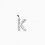 KIDULT - COLLEZIONE INIZIALE - CIONDOLO CON LETTERA K IN CRISTALLI