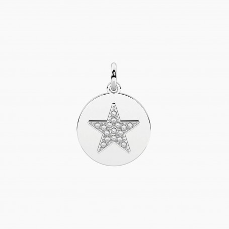 KIDULT - COLLEZIONE MIRA ALLE STELLE - CIONDOLO TONDO MIRA ALLE STELLE CON CRISTALLI