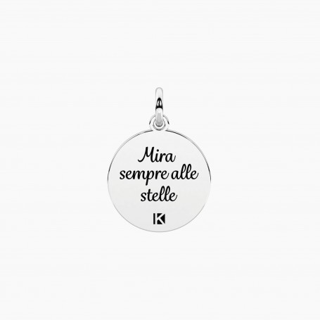 KIDULT - COLLEZIONE MIRA ALLE STELLE - CIONDOLO TONDO MIRA ALLE STELLE CON CRISTALLI