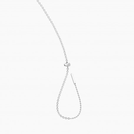 KIDULT - COLLEZIONE INTRECCIO - COLLANA COMPONIBILE CON CATENA DIAMANTATA