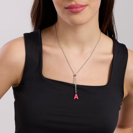 KIDULT - COLLEZIONE INTRECCIO - COLLANA COMPONIBILE CON CATENA DIAMANTATA