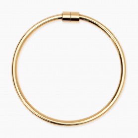KIDULT - COLLEZIONE STYLE 56 - BRACCIALE BANGLE IN ACCIAIO DORATO