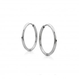 OPS - COLLEZIONE HOOPS MANIA - ORECCHINI A CERCHIO SOTTILI 24MM