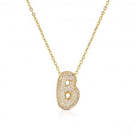 OPS - COLLANA BUBBLE LETTERA B