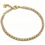 OPS - COLLEZIONE GLIMMER - BRACCIALE TENNIS CON PIETRE CARAMELLO