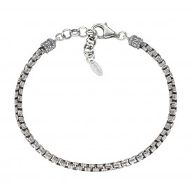 AMEN - BRACCIALE CATENA BOX INCISA BRUNITO