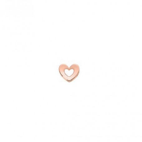 ELEMENTS - CHARM CUORE VUOTO IN ORO ROSA
