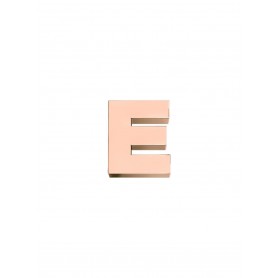 ELEMENTS - CHARM LETTERA E IN ORO ROSA