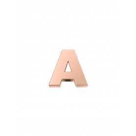 ELEMENTS - CHARM LETTERA A IN ORO ROSA