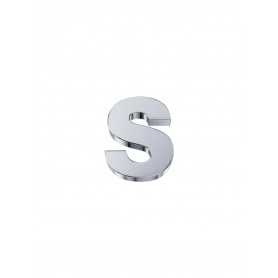 ELEMENTS - CHARM LETTERA S IN ORO BIANCO