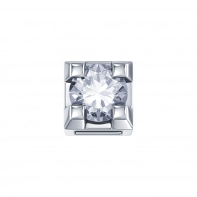 ELEMENTS - CHARM GRIFFE IN ORO BIANCO E DIAMANTE BIANCO