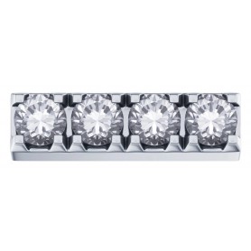 ELEMENTS - CHARM LUCCIOLE CON 4 DIAMANTI BIANCHI IN ORO BIANCO
