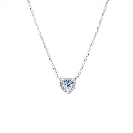 AMEN - COLLANA DOLCE CUORE ACQUAMARINA