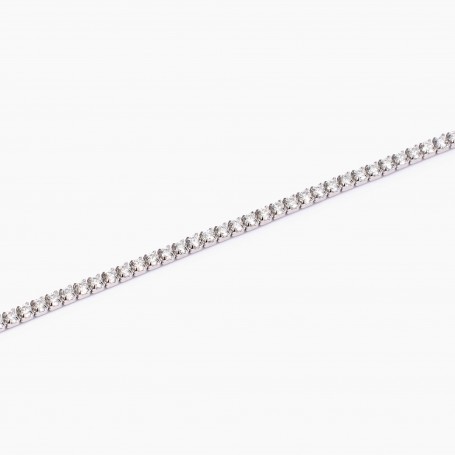MABINA - COLLEZIONE MINI TENNIS - BRACCIALE TENNIS IN ARGENTO CON ZIRCONI