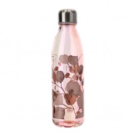 HERVIT - COLLEZIONE BOTANIC - BOTTIGLIA VETRO BOTANIC ROSA 650ML