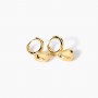 MABINA - COLLEZIONE FEELING - ORECCHINI PLACCATI ORO CON PENDENTE CUORE