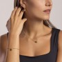 MABINA - COLLEZIONE FEELING - ORECCHINI PLACCATI ORO CON PENDENTE CUORE
