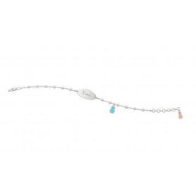 NANÀN - BRACCIALE CON TARGHETTA BIMBO