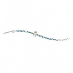 NANÀN - BRACCIALE NODINO AZZURRO