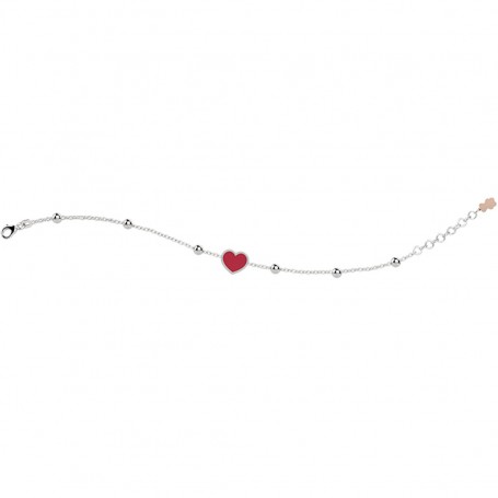 NANÀN - BRACCIALE CON CUORE ROSSO