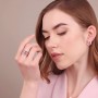 BRONZALLURE - ANELLO A FASCIA MULTIFILO INTRECCIATO CON CUBIC ZIRCONIA