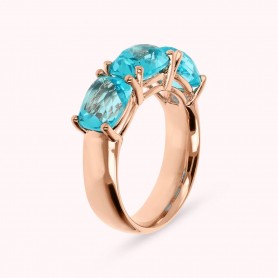 BRONZALLURE - ANELLO ESSENTIEL RIVIERA CON PRISMA GEM TAGLIO MOSAICO
