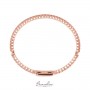 BRONZALLURE - BRACCIALE TENNIS ROSÈ RIGIDO CON CUBIC ZIRCONIA