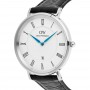 DANIEL WELLINGTON - OROLOGIO CLASSIC ROMAN NUMERALS DATE BLACK CROC BELLY SILVER - 40MM