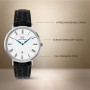 DANIEL WELLINGTON - OROLOGIO CLASSIC ROMAN NUMERALS DATE BLACK CROC BELLY SILVER - 40MM