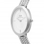 DANIEL WELLINGTON - OROLOGIO JULIETTE BRAIDED MESH WHITE SUNRAY SILVER - 20x26MM