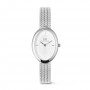DANIEL WELLINGTON - OROLOGIO JULIETTE BRAIDED MESH WHITE SUNRAY SILVER - 20x26MM
