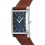 DANIEL WELLINGTON - OROLOGIO BOUND LIGHT BROWN ARCTIC GUILLOCHÈ SILVER - 24x35MM
