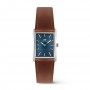 DANIEL WELLINGTON - OROLOGIO BOUND LIGHT BROWN ARCTIC GUILLOCHÈ SILVER - 24x35MM